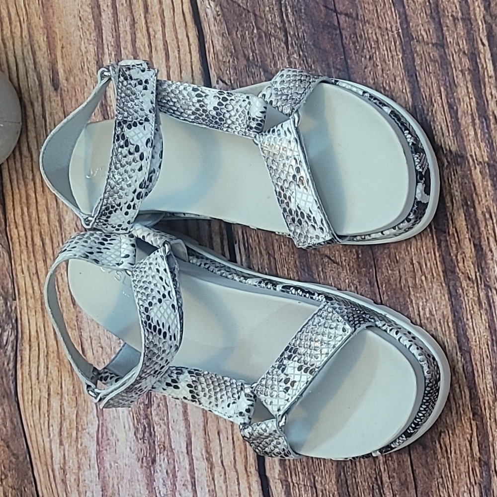 J/Slides Python Leather Sandals - Picture 3 of 12